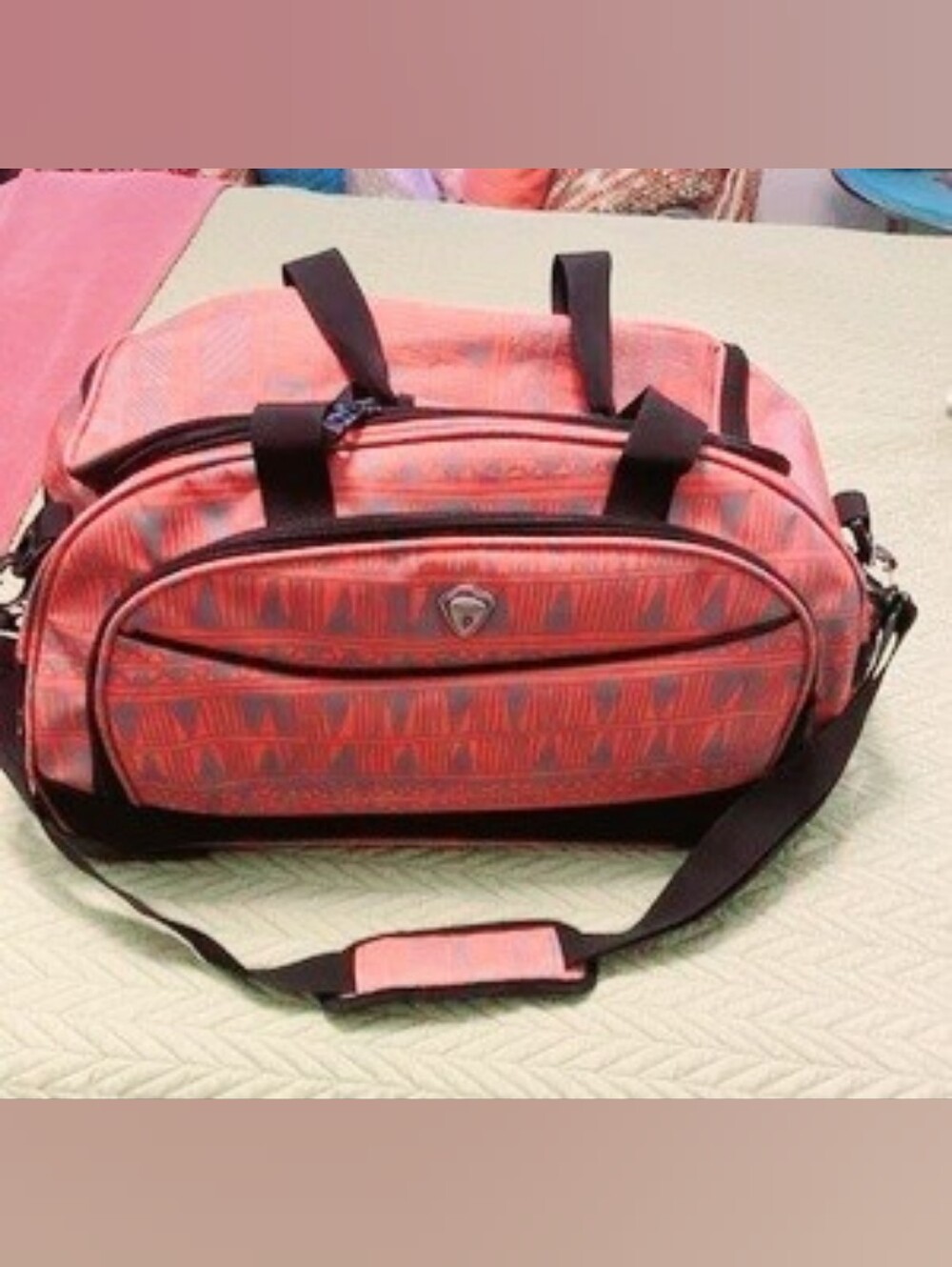 CALPAK PLATO Carry-on Rolling Duffel Bag.